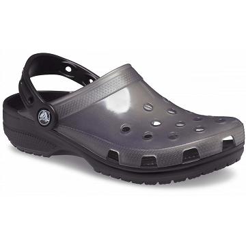 Crocs Klassiska Translucent Clogs Dam Grå | Sverige 0083TCEV